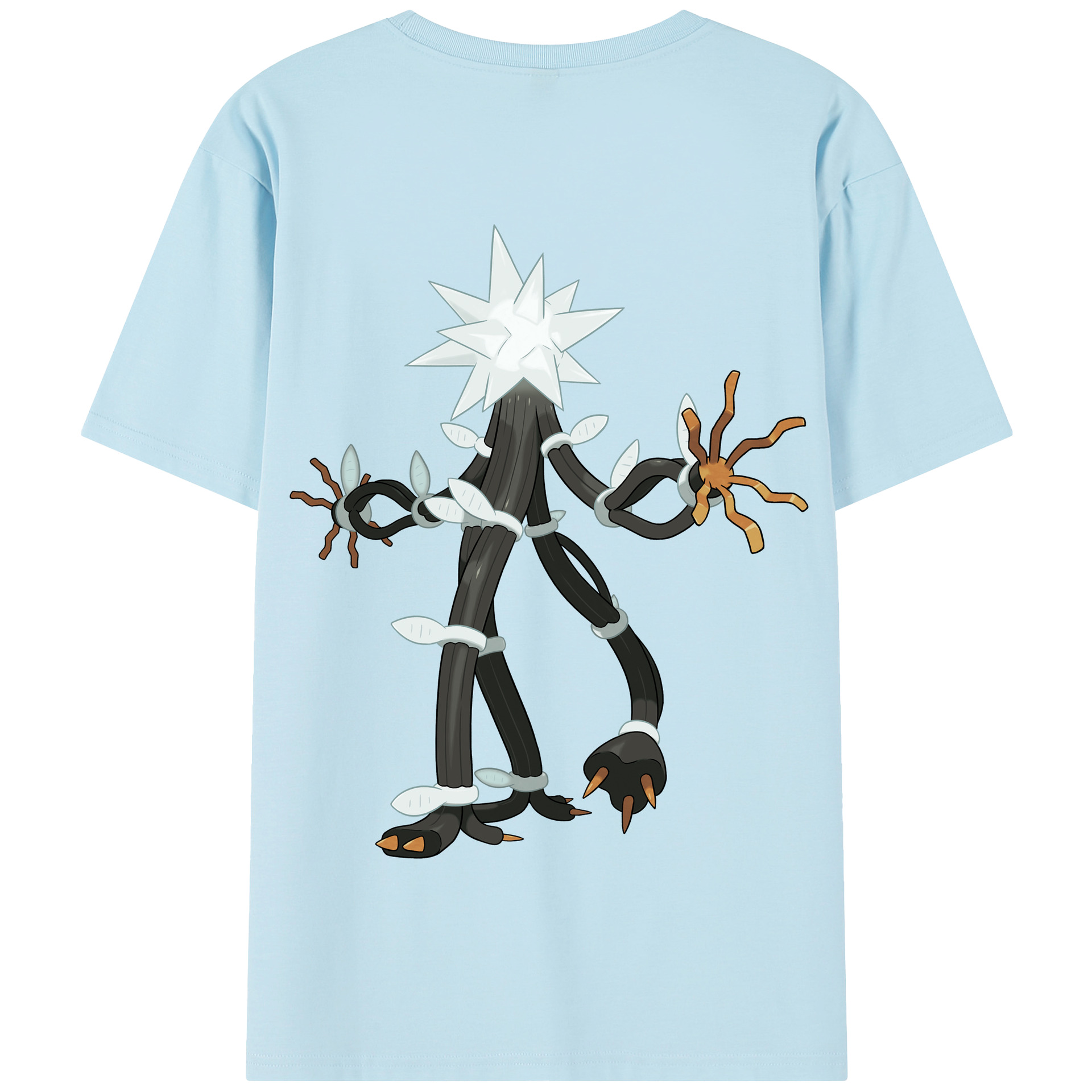 （画像用） ポケットモンスター Pokémon 綿100％半袖Tシャツ（背面プリント）